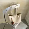 Bolsa de Tecido Estilosa Xiaomi Home Textura Retrô Feminina Outono 2026 Nova Bolsa Tote Simples Grande Capacidade para o Dia a Dia Bolsa de Ombro Único