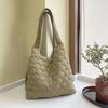 Bolsa de tela Ins Suave Otoño e Invierno Nueva Llegada Bolso de Hombro Cruzado Casual Estilo Coreano Mochila para Estudiante Bolso Tote de Gran Capacidad