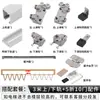 Accesorios de Ferretería para Puertas Correderas Plegables de Armario Estilo Japonés, Riel Inferior Expuesto para Puertas Correderas Plegables de Vestidor