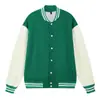 Chaqueta de Béisbol de Algodón Colorida de Hombros Descubiertos para Parejas Otoño e Invierno Chaqueta de Béisbol Deportiva para Exteriores con Personalización de Logo