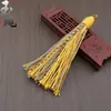 Cuerda de Algodón Borla DIY Tejido a Mano Hilo de Algodón Borla Pequeña Adorno Colgante Estilo Tíbet Accesorios de Borla Colgante para Bolso Decoración