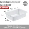 Caja de arena para gatos de plástico profunda y engrosada, resistente a impactos, inodoro para gatos de mascota doméstico, cubeta de plástico de gran capacidad, caja giratoria para gatos