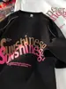 Camiseta de diseño americano de nicho con cremallera y manga corta para hombre y mujer, de verano, moderna, estampada, holgada, versátil, de media manga