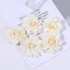 Cabeça de Crisântemo Simulada Flor de Seda Flor Falsa Materiais para Fazer Headwear DIY Feito à Mão Flor Simulada Flor Artificial Realista de Alta Qualidade