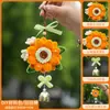 Presentes inspiradores cuidadosamente selecionados para os exames de vestibular e de entrada na faculdade, buquê de girassol DIY feito à mão com palitos de torcer, garantido para ganhar o primeiro lugar