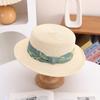 Sombrero de pescador estilo coreano para mujer, protector solar de primavera y verano, para playa, playa, informal, de paja, combina con todo.