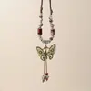 Accesorios, Joyería, Cuentas Tejidas, Nueva Cadena para Suéter Estilo Chino, Collar de Cerámica para Mujer, Lujo Ligero, Nicho, Sensación de Alta Gama, No se Desvanece