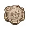 Série de Natal Adesivos de Selo de Cera Bronze Antigo para Envelopes, Convites, Garrafas de Vinho e Decoração de Presentes