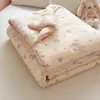 Colcha de Algodón Tejido Clase A con Fibra de Soya para Verano, Niños, Individual, Primavera y Otoño, Colcha Delgada, Núcleo de Colcha, Dormitorio, Aire Acondicionado, Colcha Fresca de Verano