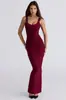Fábrica de Origen de Vestido de Vendaje Hecho a Medida Europeo y Americano Sexy de Alta Calidad Vestido de Vendaje Transfronterizo Europeo y Americano Vestido Largo Adelgazante