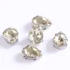 Strass de Garra de Cristal em Forma de Gota de Água, Strass de Vidro de Garra Única Costurado à Mão de Quatro Cantos, Acessórios para Joias e Roupas DIY