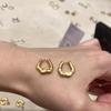 Pendientes de nicho con diseño irregular, minimalistas, retro, estilo japonés y coreano, para hombre y mujer.