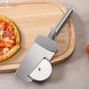 Cortador de pizza três em um de aço inoxidável 430 roda de pizza multifuncional com clipe de vedação cortador de panqueca cortador de pizza