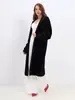 Chaqueta Suéter de Piel Sintética de Visón para Mujer en Otoño e Invierno Estilo Caliente Suave y Ceroso Blanco Largo Perezoso Peludo Cardigan de Piel Gruesa