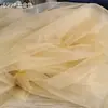 Caramelo Naranja Hoja de Arce Amarillo Caqui Malla Suave Vestido de Novia Vestido Falda Tela Malla Transparente Fondo