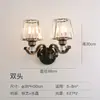 Candelabro de Cristal Estilo Americano, Iluminación para Sala de Estar, Lujo Moderno Minimalista, Dormitorio, Comedor, Edificio Dúplex, Iluminación de Vestíbulo de Villa