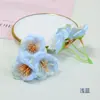 Glória-da-manhã fio seda flor minority cocar fazendo trombeta simulação flor caixa de presente caixa de flores com decoração de chapéu de flor