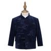 Nuevo Hanfu de Estilo Chino para Niños Traje Tang Estampado Estilo Chino Tendencia Nacional Traje de Cuello Alto Atuendo para Actuación de Recitación de Anfitrión Infantil