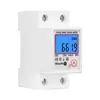 Medidor de Energía Electrónico Multifunción DDS Monofásico Nivel 1 Pantalla Retroiluminada Montaje en Riel Doméstico 80A Exportación a Comercio Exterior