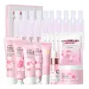 Combinación de Sets Transfronterizos Laikou Sakura Leche de Caracol Múltiples Sets Combinación Libre Set de Productos para el Cuidado de la Piel