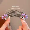 Ferramenta de Penteado Nova e Moderna para Crianças, Pente de Cabelo Fofo de Desenho Animado para Meninas, Pente para Penteado na Parte de Trás da Cabeça, Grampo de Cabelo para Meninas