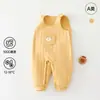 Mono Acolchado Cálido de Jengibre 100g para Bebé Otoño e Invierno para Niños y Niñas, Pantalones de Año Nuevo, Pantalones Largos Engrosados para Niñas