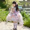 Vestido de Princesa Lolita para Niña Verano 2026 Estilo Nuevo Vestido Esponjoso Elegante de Cumpleaños para Niña Pequeña Vestido para Niños