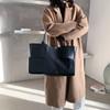 Bolso grande para mujer 2021, nuevo bolso de hombro texturizado de estilo coreano, bolso de mano tejido de gran capacidad, bolso portátil para mujer, venta al por mayor