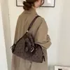 Bolso tote a rayas y lunares estilo coreano, gran capacidad, bolso de hombro para mujer, nuevo bolso cruzado de moda Otoño 2026