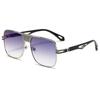 2212 haz ancho pie hueco metal montura generosa gafas de sol gafas de sol para hombre y mujer gafas Amazon al por mayor protección UV