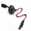 Conector bala SAE cable rojo y negro Conector SAE impermeable macho y hembra conector para coche cable rojo y negro doble paralelo cable de alimentación para coche