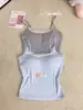 [Mupu Huaxin] Estilo BM, camisola de renda pura e sedutora, roupa íntima feminina, top curto