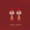 Nuevos Pendientes de Tachuela de Pony Rojo Perla para Mujer, Estilo Caliente Otoño/Invierno 2026, Diseño Único de Nicho con un Toque de Lujo, Pendientes de Lujo Ligero