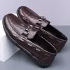 Sapatos Masculinos 2026 Novo Estilo Primavera Mocassins de Couro Bovino Couro Macio Solado Macio Slip-On Casuais para Dirigir para Homens