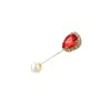 Broche de Cristal, Piedras de Zirconia Coloridas, Varias Formas, Pines Largos, Saco de Traje, Pines para Cuello de Ropa, Pines de Una Palabra