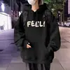Moletom com Capuz Solto para Homens, Primavera e Outono 2025 Novo Estilo Americano Marca de Moda Outono Moletom de Lã