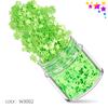 Parche de joyería para uñas con lentejuelas de 12 colores, estrella de cinco puntas fluorescente transfronteriza, para uñas con perla mate