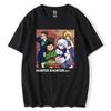 2025 Comércio Exterior Roupas Masculinas e Femininas Hunter X Hunter Caçador em Tempo Integral Anime Camiseta de Manga Curta Casual Algodão Top para Mulheres