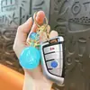 Llavero Creativo de Piña con Purpurina Acrílica Colgante de Fruta Colorido Gradiente Accesorios para Bolsos de Pareja Pequeños Regalos al por Mayor