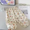 Calça Antimosquito Infantil ~ Calça Longa Fina de Verão para Meninos, Calça com Desenho Fofo, Calça Jogger Macia e Respirável para Bebês, Moderna