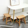 Em estoque banquinho pequeno de madeira atacado madeira maciça madeira de borracha banquinho para adulto banquinho doméstico para trocar de sapatos banquinho de dança apoio para os pés banquinho de madeira