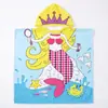 Poncho de Toalla de Baño para Niños, Bata de Baño Portátil para Bebé, Absorbente de Agua, Secado Rápido, con Capucha, para Nadar, Aguas Termales, Poncho de Toalla Grande para Envolver