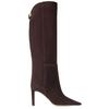 Botas rectas de tacón alto puntiagudas de estilo simple europeo y americano de nueva moda con talla grande de tacón alto Botas de mujer