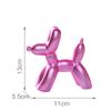 Nórdico Simples Cerâmica Galvanizada Cão Bleo Rosa Vermelho Rosado Tamanho Grande pequeno Cão Bleo Decorativo de Mesa Decoração de Casa