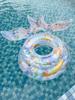 Amazon en stock serie de anillos flotadores de sirena para nadar anillo de brazo infantil anillo de natación inflable para padres e hijos fila flotante