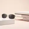 Gafas de sol clásicas de montura pequeña para mujer, gafas de sol con montura de metal retro europeas y americanas, gafas de sol oceánicas de alto nivel al por mayor
