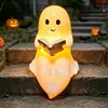 Lâmpada de Leitura de Fantasma Fofo de Halloween Transfronteiriça Luz Noturna de Leitura de Fantasma Ornamento Decorativo