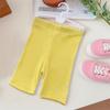 Shorts de Verão para Meninas Tendência Coreana Cor Doce Shorts de Segurança Anti-Exposição para Bebês e Crianças