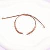 Accesorios para Tejer Hechos a Mano Semi-Terminados Bricolaje Hilo Encerado Nudo de Diamante Deslizante Pulsera Cuerda Roja Artesanía Pura Hecha a Mano Características