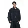 Nueva Chaqueta de Mezclilla de Alta Gama Estilo Coreano de Moda para Hombre Otoño 2026, Abrigo Casual Holgado de Talla Grande para Hombre